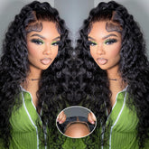 Datanala Water Wave 5x5 HD Lace Closure Glueless Wig Human Hair Pre-Plucked Bleached Knots Beginner Friendly