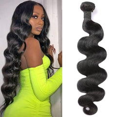 Brazilian Body Wave Human Hair Bundles – 100% Virgin, S‑Shaped Texture, No Tangle & No Shedding (10″–30″)