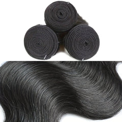 Brazilian Body Wave Human Hair Bundles – 100% Virgin, S‑Shaped Texture, No Tangle & No Shedding (10″–30″)