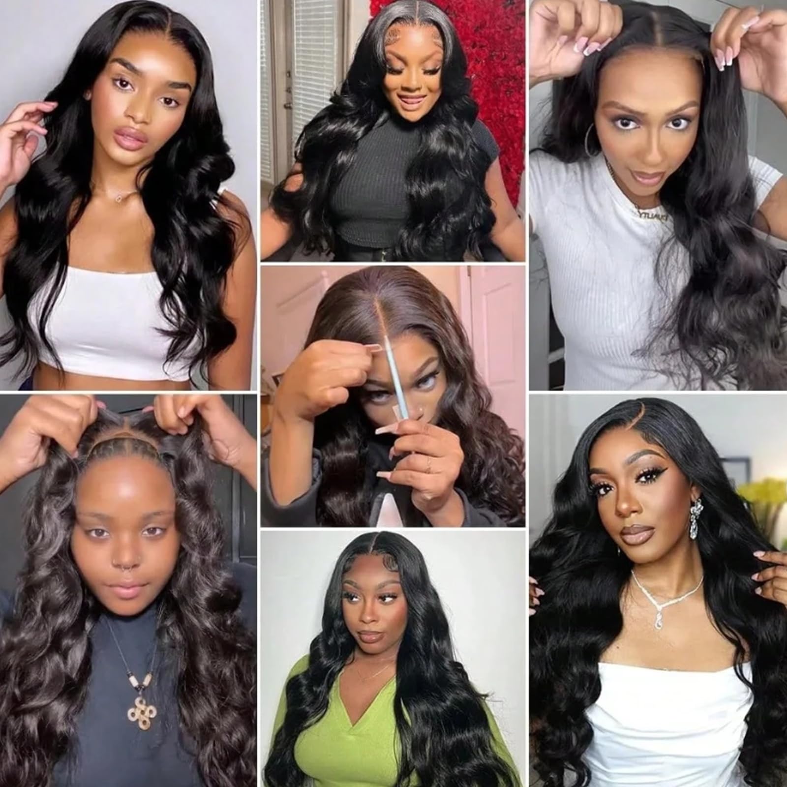Datanala Body Wave 5x5 HD Lace Closure Glueless Wig Human Hair Pre-Plucked Bleached Knots Beginner Friendly