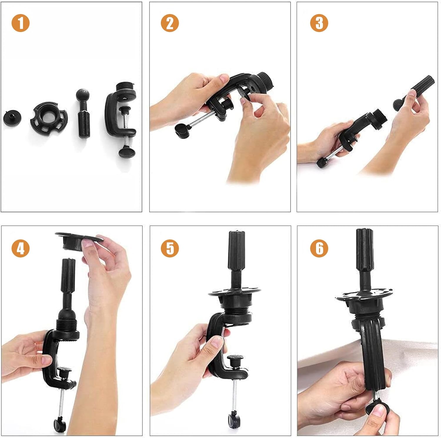 Afro Kinky Curly Mannequin Head with 100% Human Hair, Cosmetology Training Head for Braiding, Styling, Dyeing, and Cutting, Includes Clamp Stand and Accessories