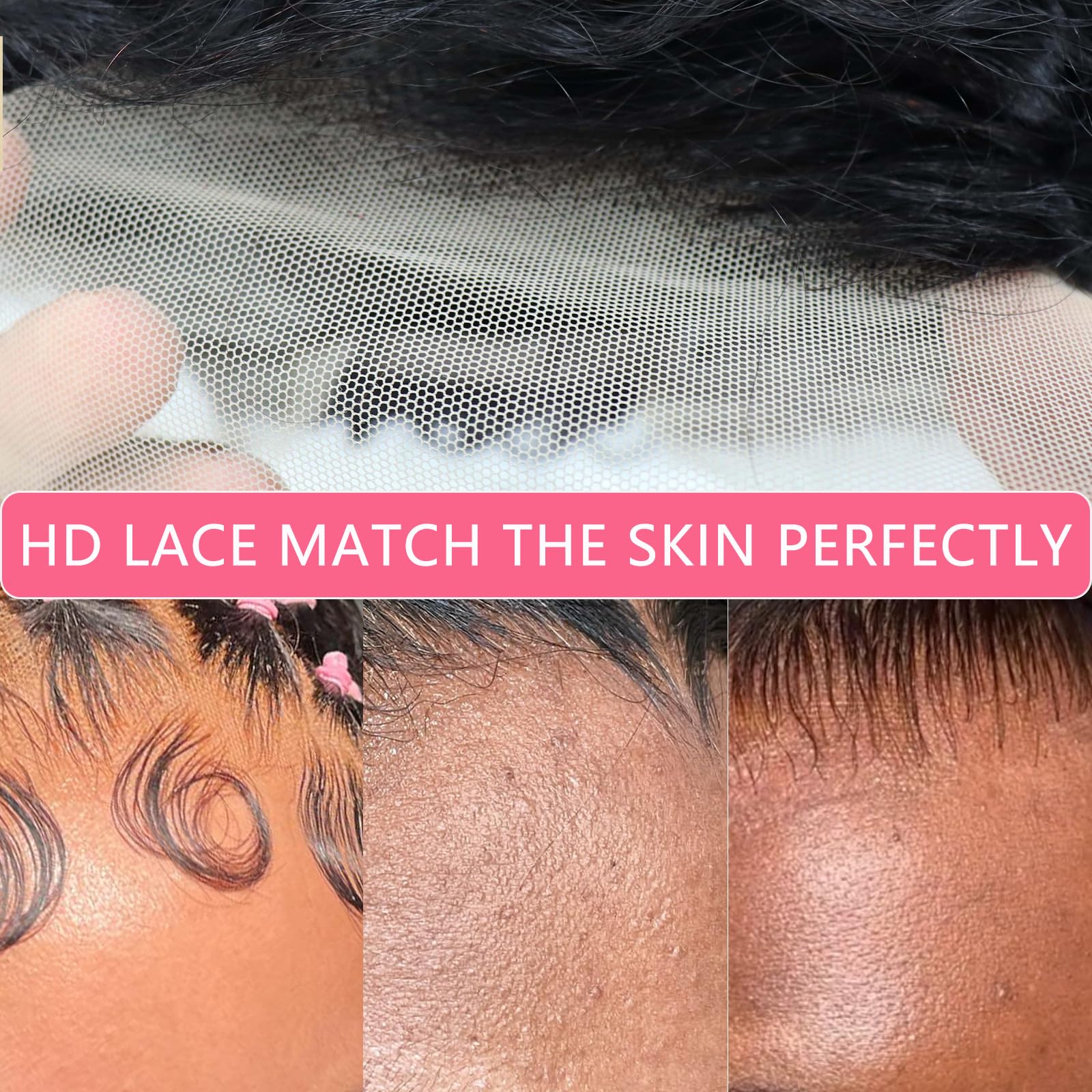 Datanala Water Wave 5x5 HD Lace Closure Glueless Wig Human Hair Pre-Plucked Bleached Knots Beginner Friendly